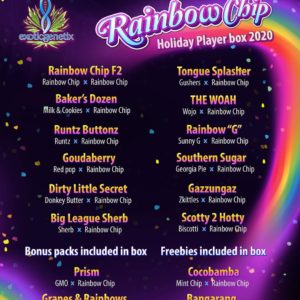 Exotic Genetix Rainbow Chip Holiday Player Box