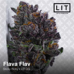 lit farms flava flav sticky ricky x lit og