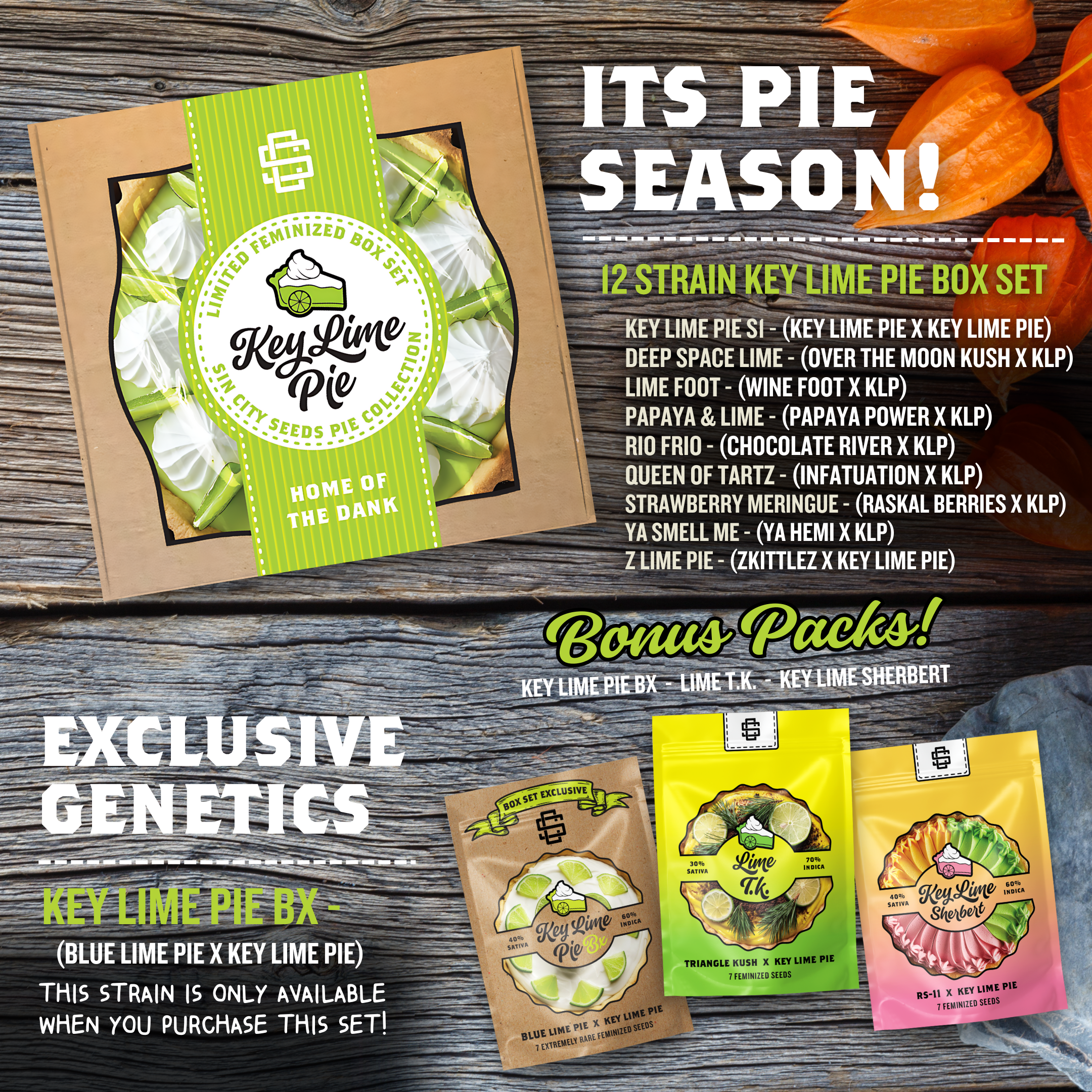 KEY LIME PIE BOX EXCLUSIVE BY SIN CITY SEEDS - Image 2