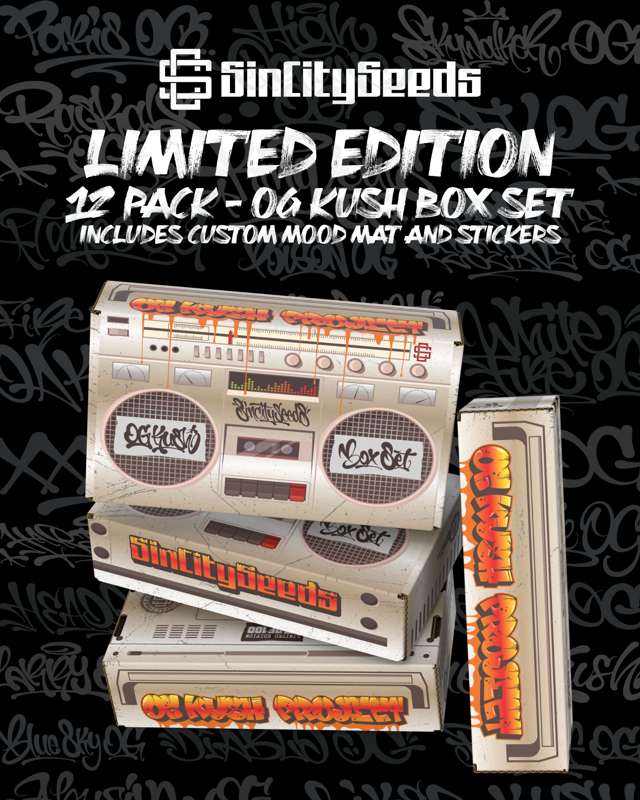 OG KUSH PROJECT BOX SET EXCLUSIVE BY SIN CITY SEEDS