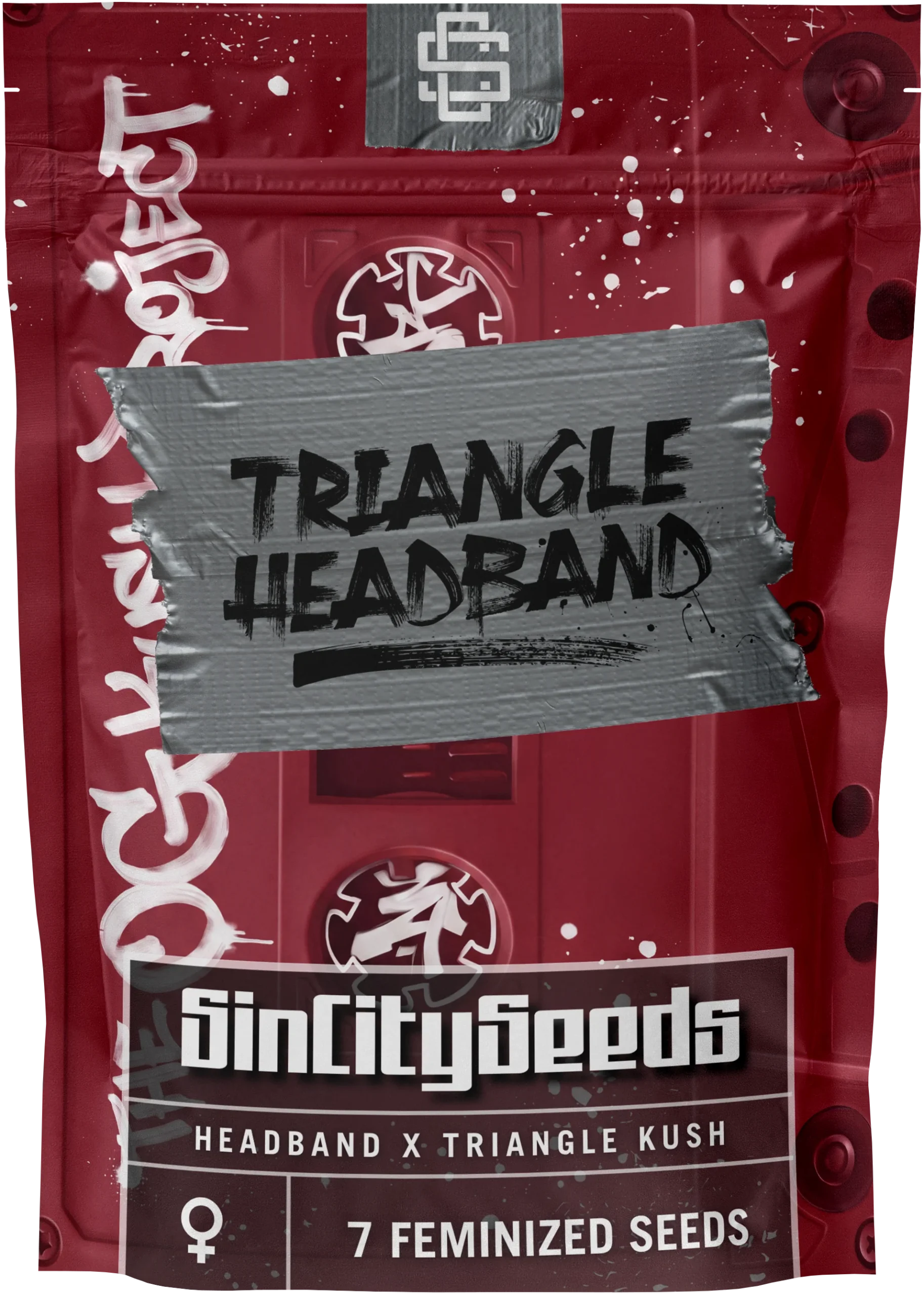 TRIANGLE HEADBAND BY SIN CITY SEEDS *bonus pack included*